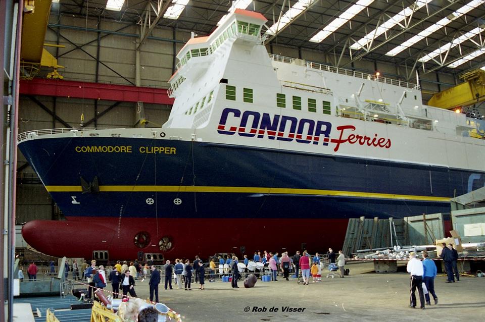 Commodore Clipper avant son lancement