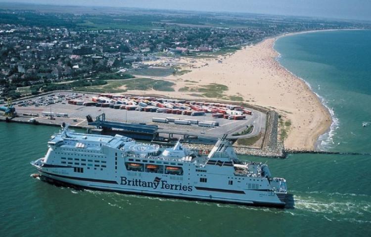 Mont St Michel arrivant à Ouistreham
