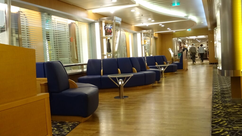 Espace détente à bord de Pont-Aven