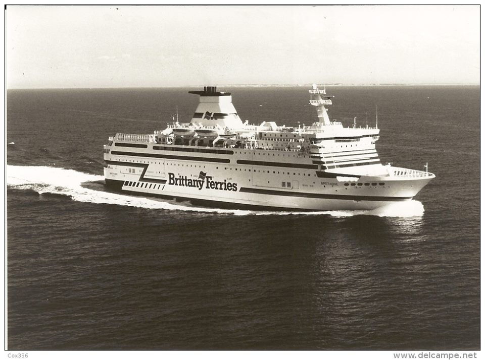 Ferry Bretagne durant ses essais en mer