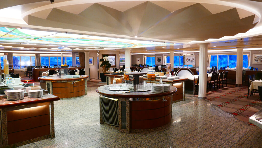 Photographie des buffets du restaurant Les Abers.