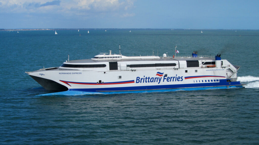 Normandie Express arrivant à Portsmouth