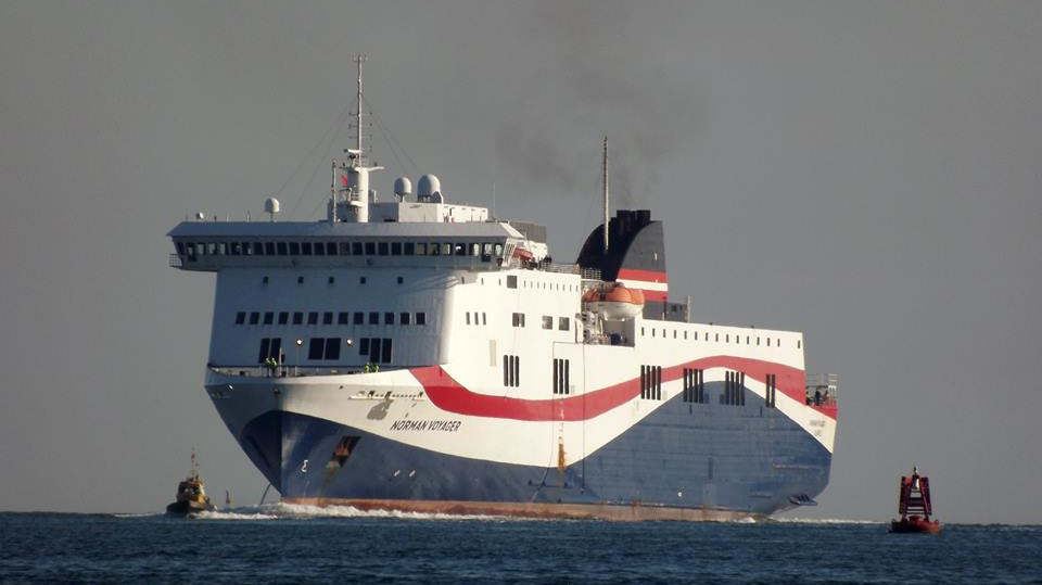 Norman Voyager arrivant à Poole