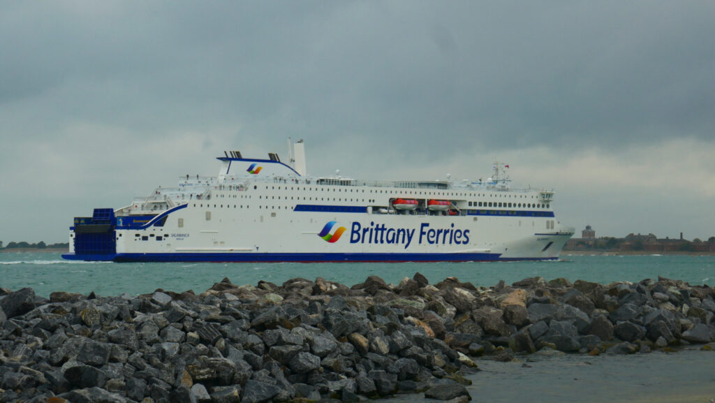 Salamanca arrivant à Portsmouth, en septembre 2024