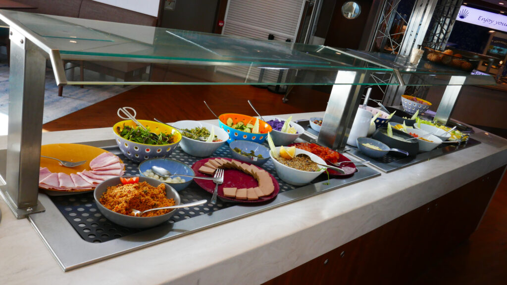 Buffet du restaurant Azul à bord de Salamanca