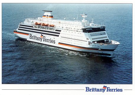 Carte postale du M/V Val de Loire de Brittany Ferries