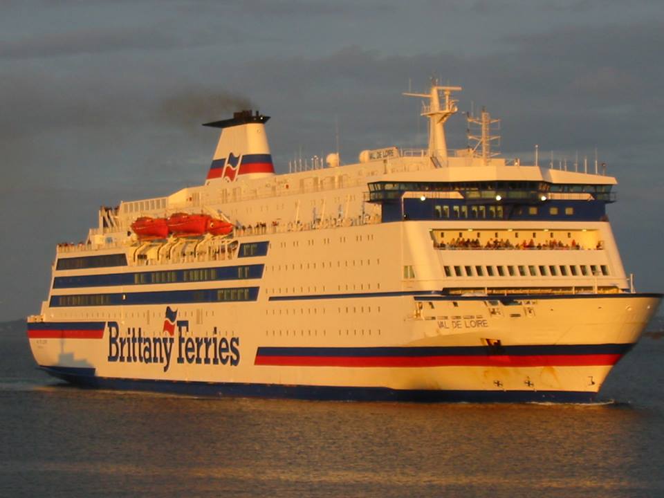 Ferry Val de Loire de Brittany Ferries à Roscoff