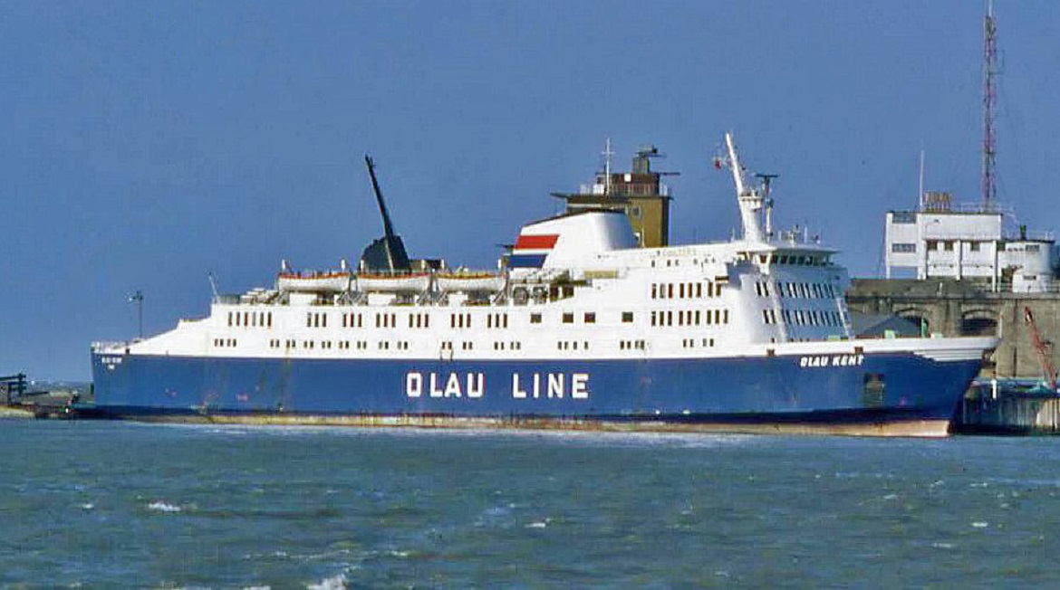 Carte postale du ferry Olau Kent d'Olau Line.