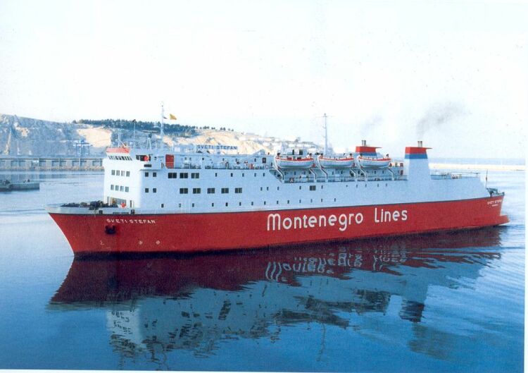 Ferry Sveti Stefan de Montenegro Line