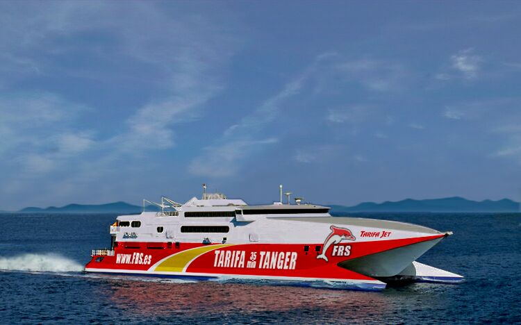 Le catamaran Tarifa Jet opère pendant près de deux décennies des relations traversant le golfe de Gibraltar.